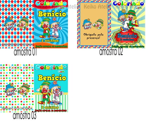 Livro de Colorir Personalizado - 16 Páginas - Patati Patata