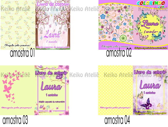 Livro de Colorir Personalizado - Jardim Encantado