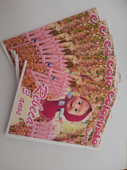 Livro de Colorir Personalizado 10x15 - 16 Páginas