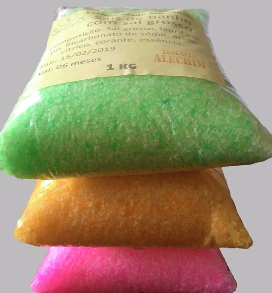 Sais de banho perfumado com 1 kg