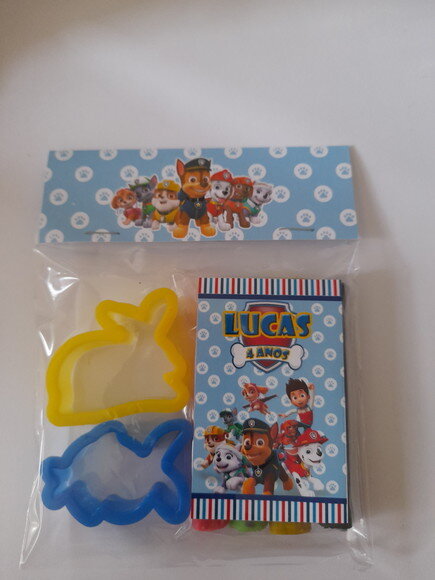 Kit massinha e cortador Patrulha canina