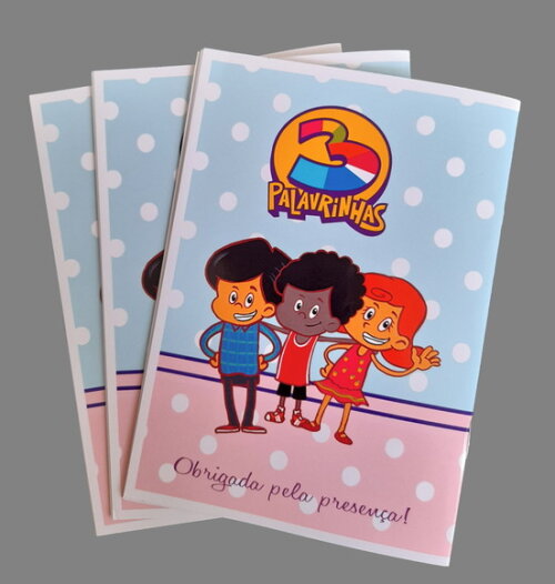 Livro de Colorir Personalizado - 16 Páginas - 3 Palavrinhas