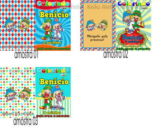 Livro de Colorir Personalizado - 16 Páginas - Patati Patata