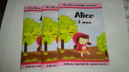 Livro de Colorir Personalizado - Chapeuzinho Vermelho