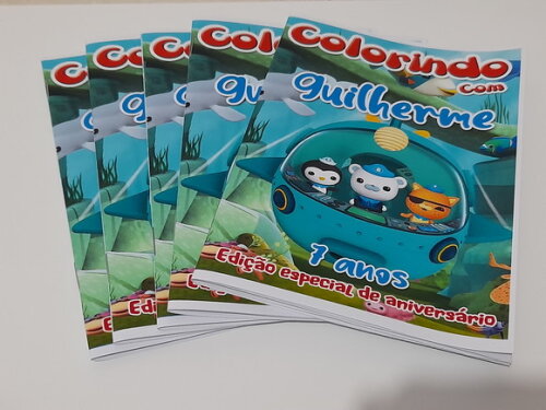 Livro de Colorir Personalizado 10x15 - 16 Páginas