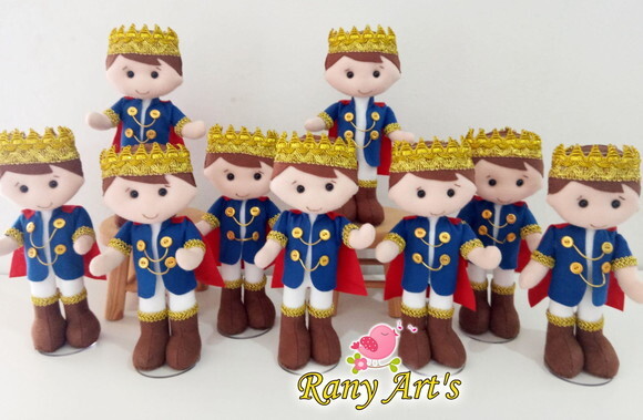 12 Centros de Mesa Rei Arthur 20cm