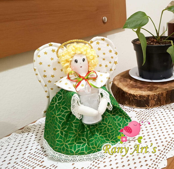 Anjinho de Luz 22cm - Tecido 100% Algodao