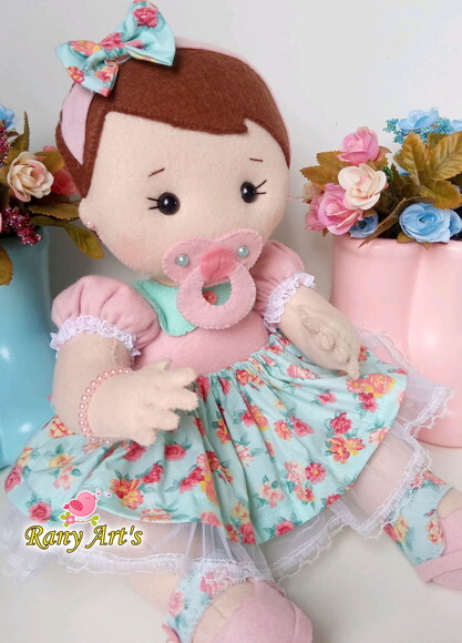 boneca bebezinha para decoração