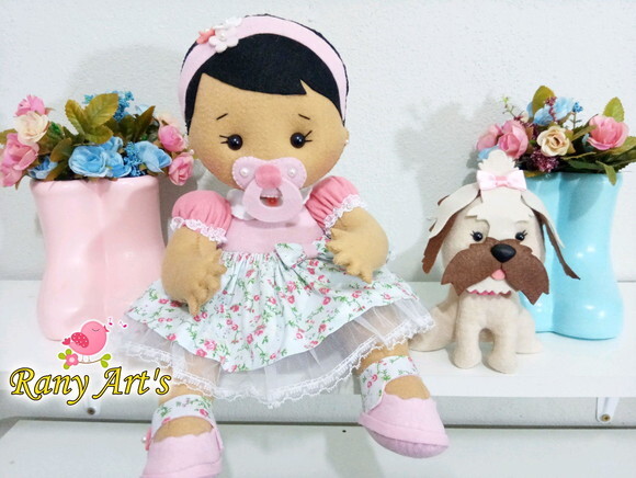 boneca bebezinha para decoração