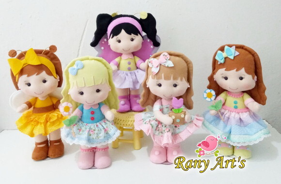 Boneca Jardim Encantado.