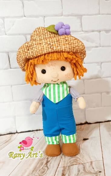 Boneca Moranguinho e Boneco Limãozinho 30cm