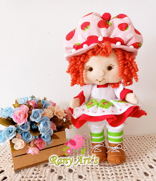 Boneca Moranguinho Kit com 5 Unidades