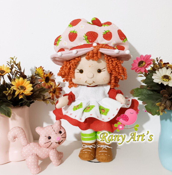 Boneca Moranguinho Kit com 5 Unidades