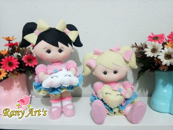 Bonecas Chuva de Amor / Chuva de Bênçao 2 Unidades