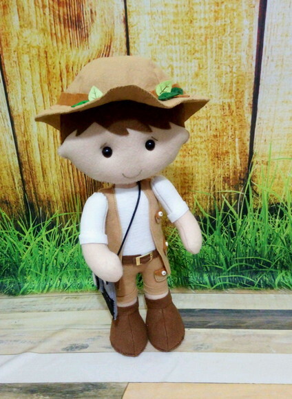 Boneco Safari - Menino Safari