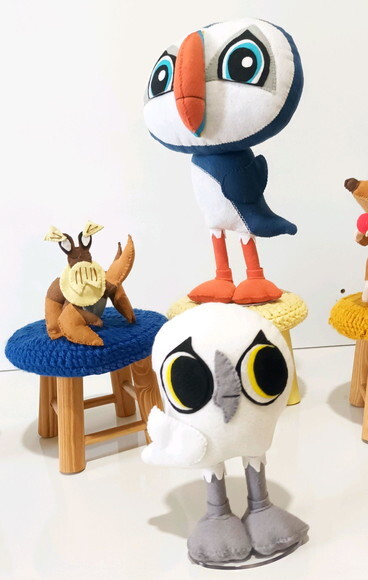 Bonecos Puffin Rock com 6 Peças