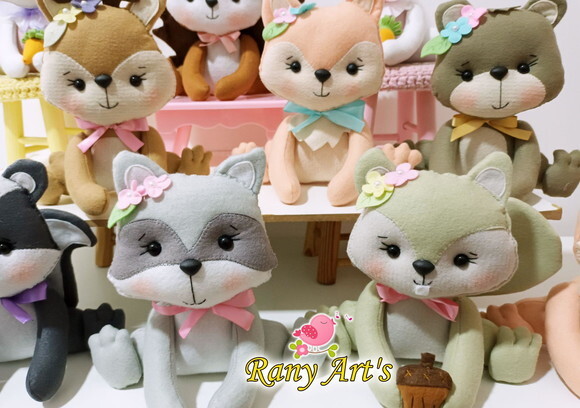 Bosque Kit com 8 Peças 20cm