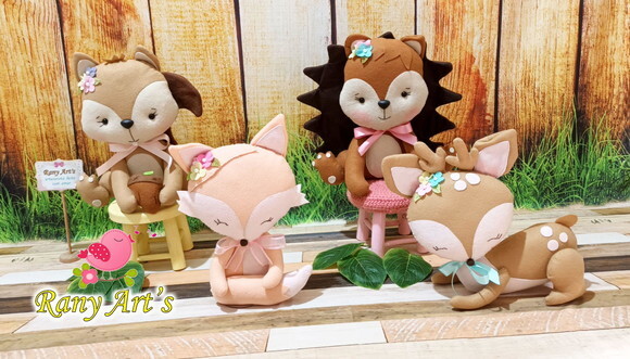 Bosque Encantado Menina 4 Peças