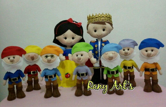 Branca de Neve + Principe + os 7 Anões