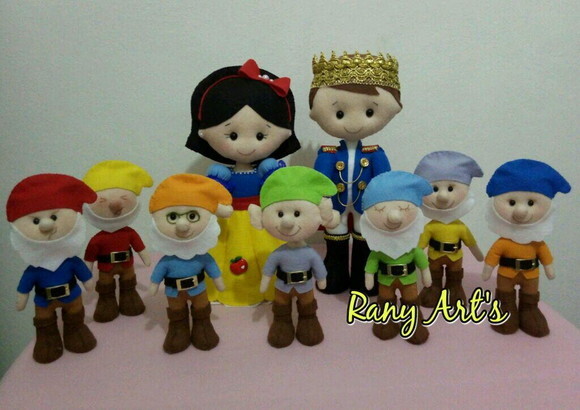 Branca de Neve + Principe + os 7 Anões