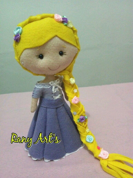 Centrinho de Mesa Rapunzel, 12 Unidades de 20cm