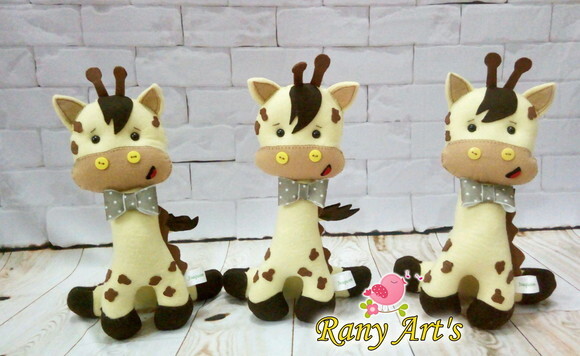 Centrinhos de Mesa Safari com 20cm Kit com 12 Unidades