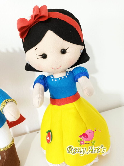Centro de Mesa Branca de Neve 25cm - 12 Unid