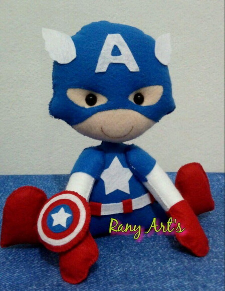 Centro de Mesa Capitão América 20cm