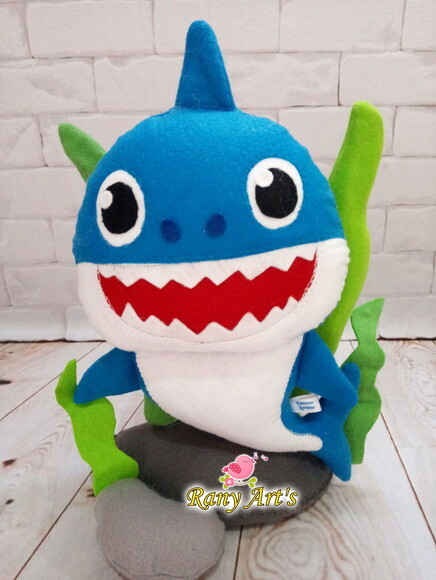 Centros de Mesa Baby Shark 25cm - Kit com 12