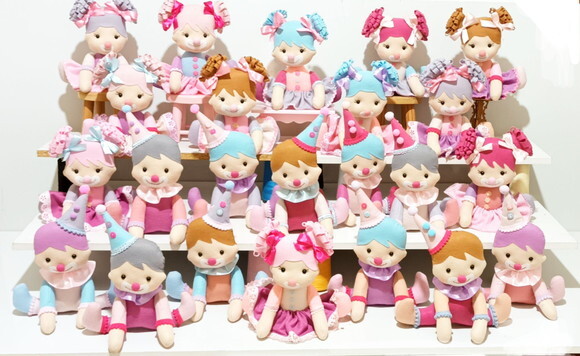 Centros de Mesa Circo Rosa