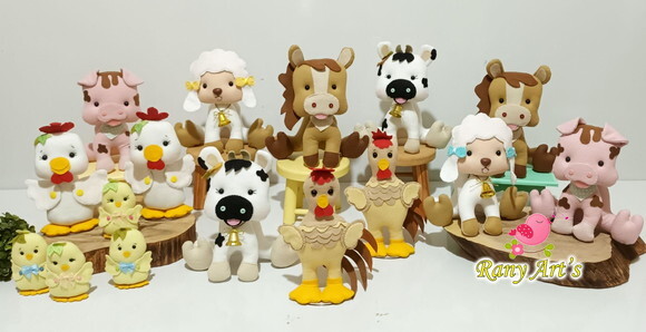 Centros de Mesa Fazendinha 20cm