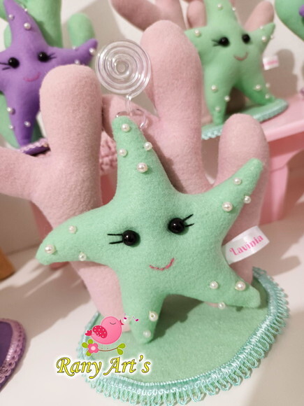 Centros de Mesa Fundo do Mar Kit com 10 Unidades