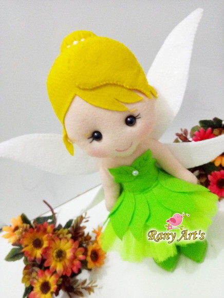 Centros de Mesa Tinker Bell com 20cm Kit com 12
