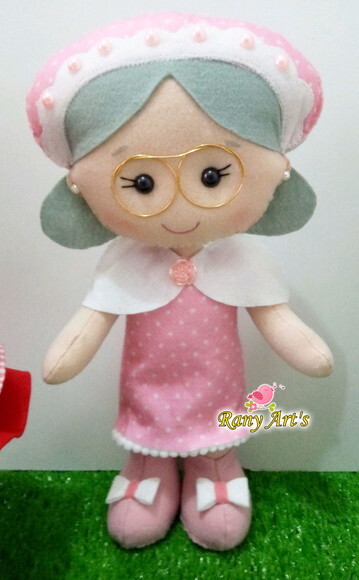 Chapeuzinho Vermelho Turma com 4 Personagens de 30cm