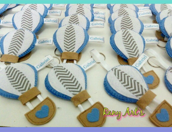 Chaveiros de balão personalizados kit com 20 unidades