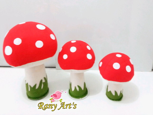 Cogumelos - Kit Cogumelos 40cm, 28cm, 22cm