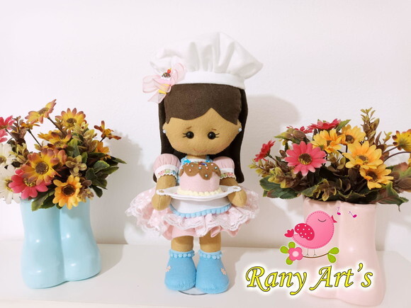 Confeiteira em Feltro 30cm