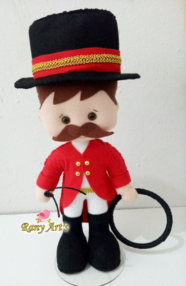 domador do circo GRANDE Aprox. 38cm