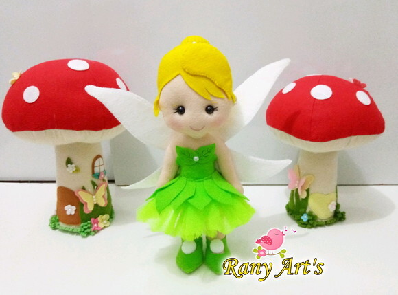 Fadinha Tinker Bell com 30cm