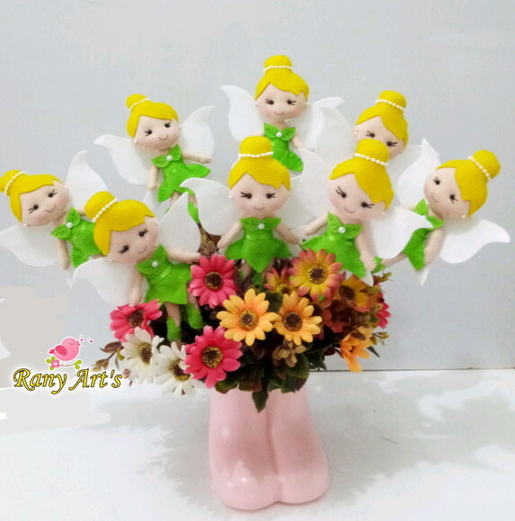 Fadinhas tinker bell no palito
