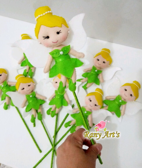 Fadinhas tinker bell no palito