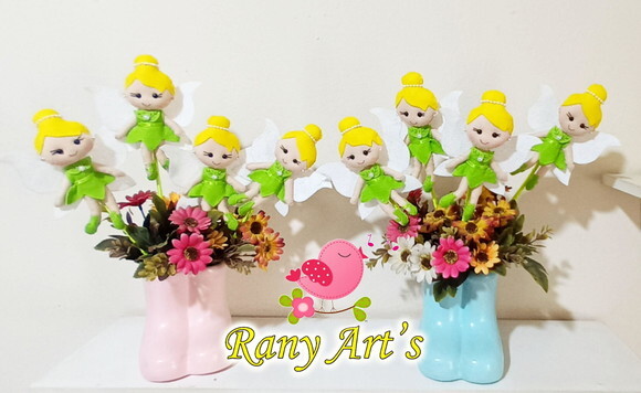 Fadinhas Tinker Bell no Palito Kit com 12 Unidades