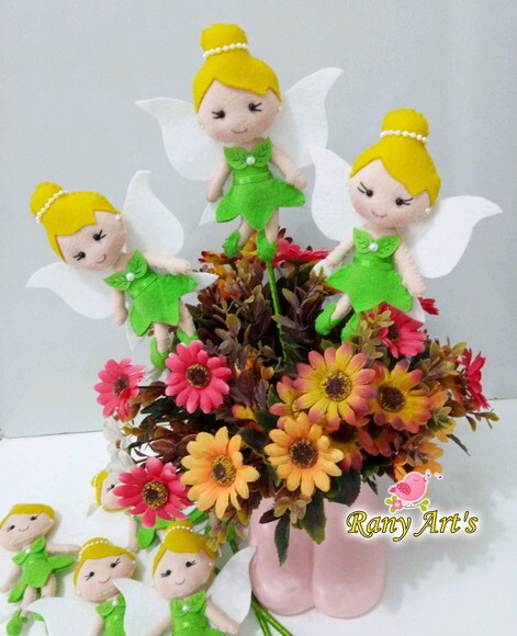 Fadinhas tinker bell no palito