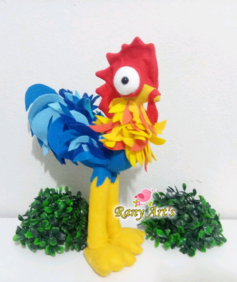 Galo Hey hey e porquinho Pua da Moana