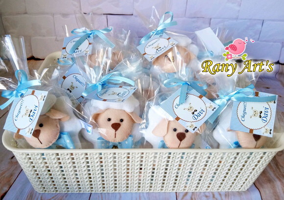 Kit Chaveiros de Ovelhinhas Personalizados
