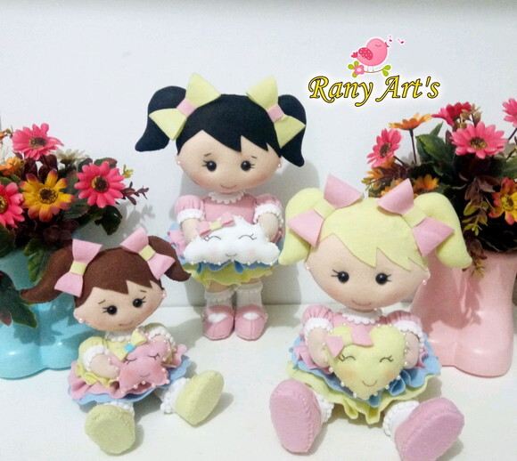 Kit de Bonecas para Nicho - Bonecas Chuva de Amor
