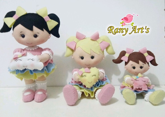 Kit de Bonecas para Nicho - Bonecas Chuva de Amor