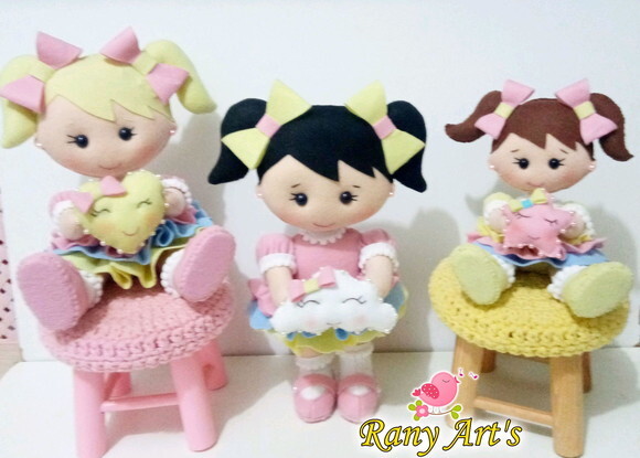 Kit de Bonecas para Nicho - Bonecas Chuva de Amor