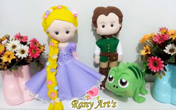 Kit Rapunzel 3 Peças