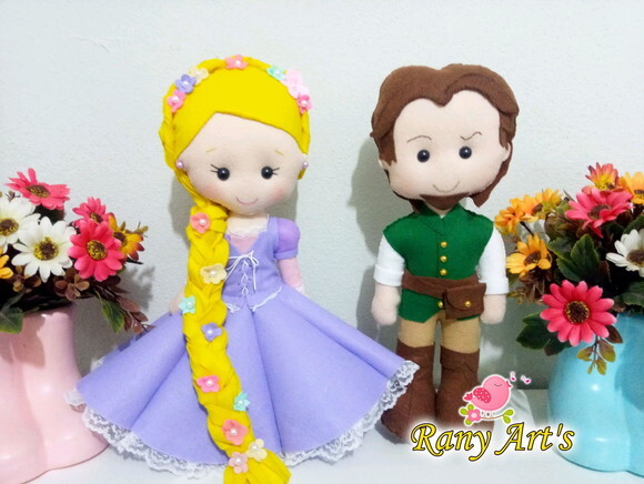 Kit Rapunzel 3 Peças